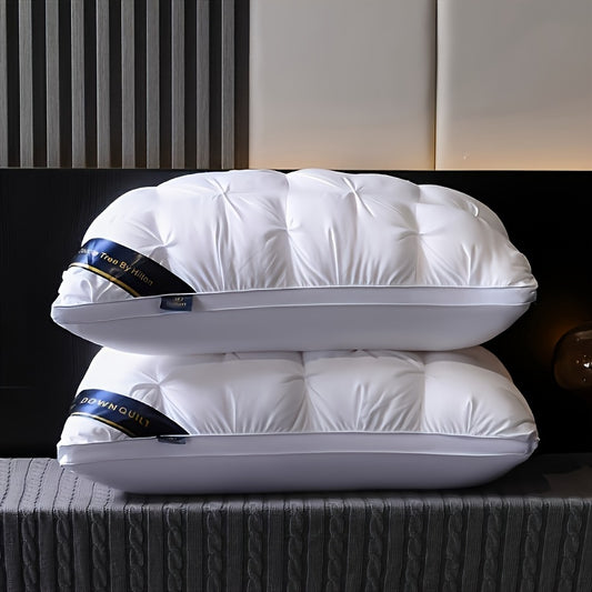 Two Five-star hotel pillows 18.9x29.13inch pillow core home deep sleep neck pillow does not collapse high pillow wholesaleo