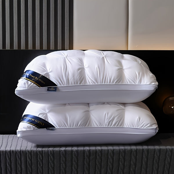 Two Five-star hotel pillows 18.9x29.13inch pillow core home deep sleep neck pillow does not collapse high pillow wholesaleo Image